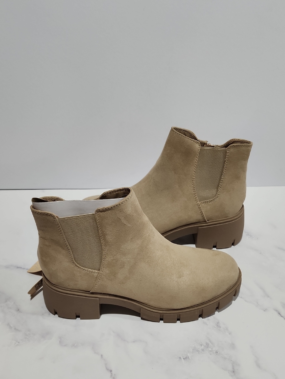 Madden NYC  Tan Ankle Boots Brand New Comfort Foam Insoles